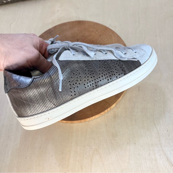 *P448 | John Sneaker in Roccia Suede Leather Low Top Sneakers Size 39/8.5-9 - Picture 13 of 16